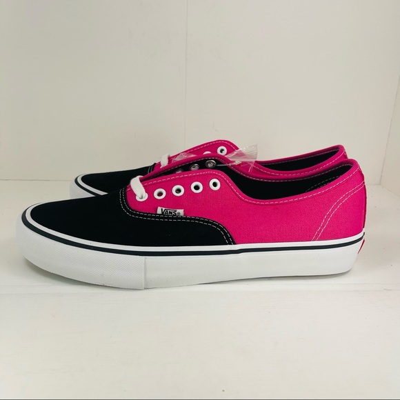 Vans Other - Vans Authentic Pro (Magenta Pink/Black) Suede/Canvas Sneaker Size 11 Men
